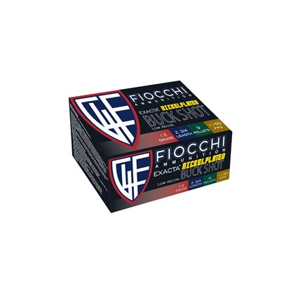 Picture of Fiocchi 12LE00BK Low Recoil 12 Ga, 2.75", 00Bk, 1150FPS