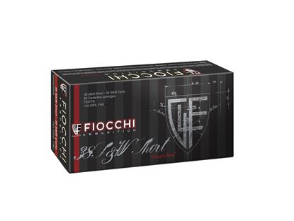 Picture of Fiocchi 38SWSHA 38 S&W Short 145Gr, FMJ, 720FPS