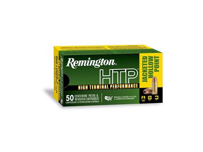 Picture of Remington RTP9MM6A HTP Pistol Ammo 9mm +P, JHP, 115 Gr, 20Rnd, Boxed