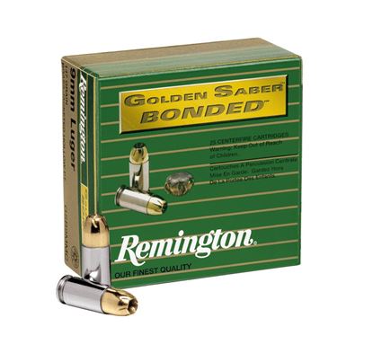 Picture of Remington GSB45APAB Golden Saber (Commercial) Pistol Ammo 45 ACP - BJHP Bonded, 185 Gr, 20Rnd, Boxed
