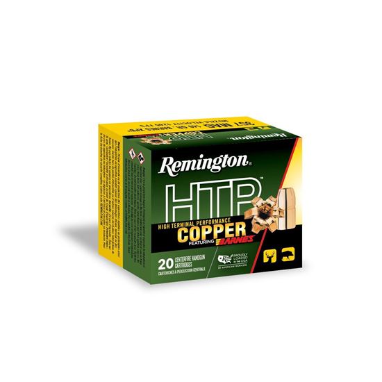 Picture of Remington HTP45CLT1 Handgun Ammiunition-HTP Copper High Terminal Performance-Barnes XPB