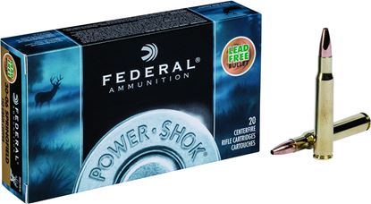 Picture of Federal 3006150LFA Power-Shok Rifle Ammo 30-06 Springfield 150Gr Copper, 20/Box