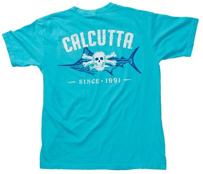Picture of Calcutta Fish Bones T-Shirts W/Pocket