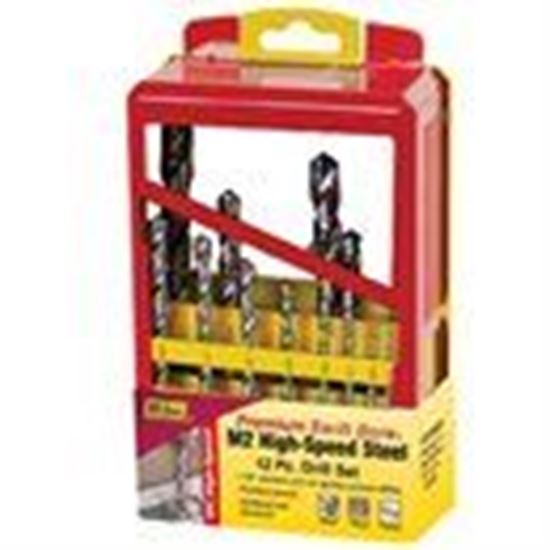 Picture of 12 Pc.  M2 HSS Drill Set - Bright    