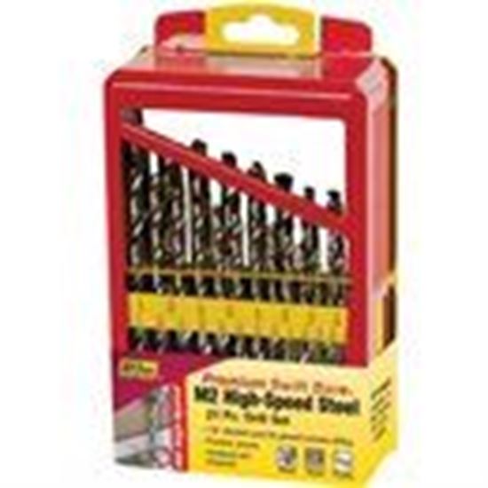 Picture of 21 Pc.  M2 HSS Drill Set - Bright    