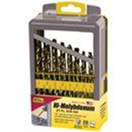 Picture of 21 Pc.  Hi-Molybdenum Drill Set    