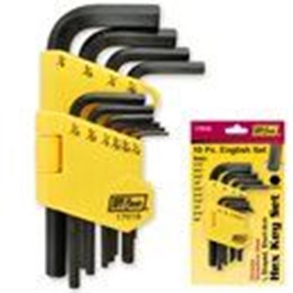 Picture of 10 Pc L-Hex Key Set - English Short Arm