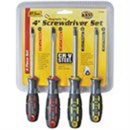 Picture of 4 Pc. Slotted and Phillips Screwdriver Set