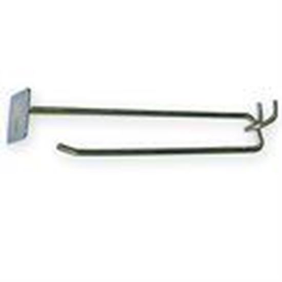 Picture of 3/16 x 4"  Metal Plate Scan Pegboard Hooks     