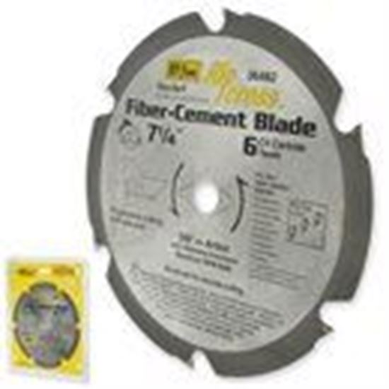 Picture of 7¼" 6T  Fiber-Cement Blade - Carbide Blade     