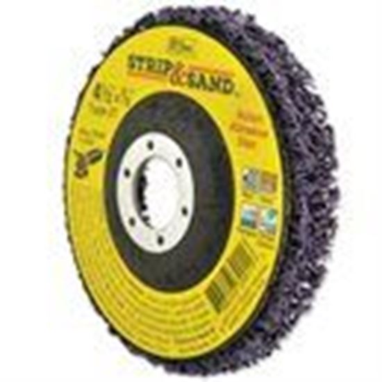 Picture of 4-1/2"  Nylon Strip & Sand Abrasive Disc