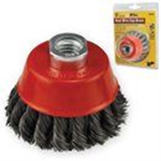 Picture of 3" x ⅝"-11 Knot Wire Cup Brush      