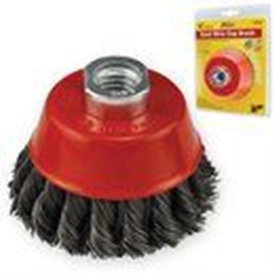 Picture of 4" x ⅝"-11 Knot Wire Cup Brush      