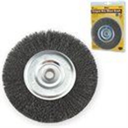 Picture of 6" Crimped Wire Wheel Brush - Coarse      