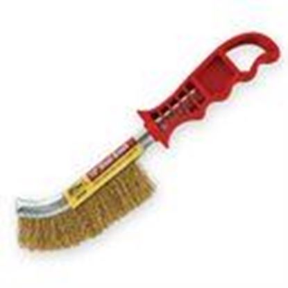 Picture of 10" Steel Scratch Brush - Brass Coated      