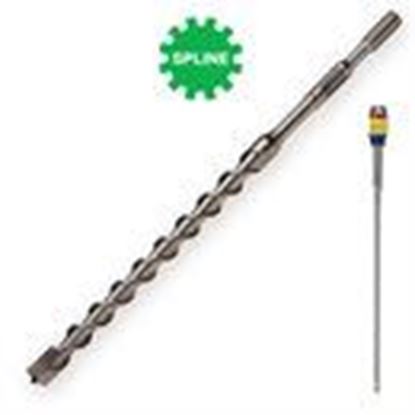 Picture of 1/2 x 22.5"  Spline 4 Cutter Hammer Drill  