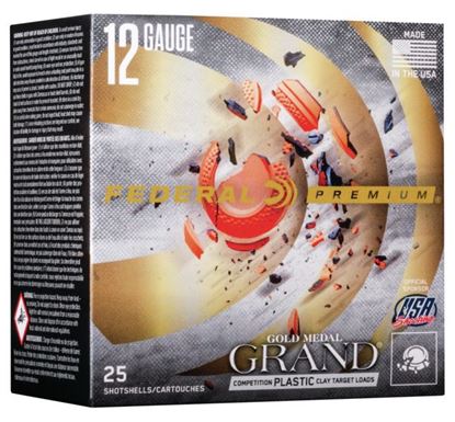 Picture of Federal GMT119 9 Gold Medal Shotshell, 12 Gauge, 2-3/4", 24 Gram, 1oz., #9, 1,335 Feet Per Second, 25 Rounds Per Box