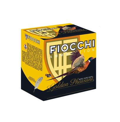 Picture of Fiocchi 12GPX4 Golden Pheasant Shotshell 12 GA, 2-3/4 in, No. 4, 1-3/8oz, Max Dr, 1485 fps, 25 Rnd per Box