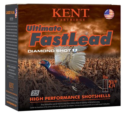 Picture of Kent K202UFL28-6 Ultimate Fast Lead Diamond Shot Upland Shotshell 20 GA, 2-3/4 in, No. 6, 1oz, 2-3/4 Dr, 1255 fps