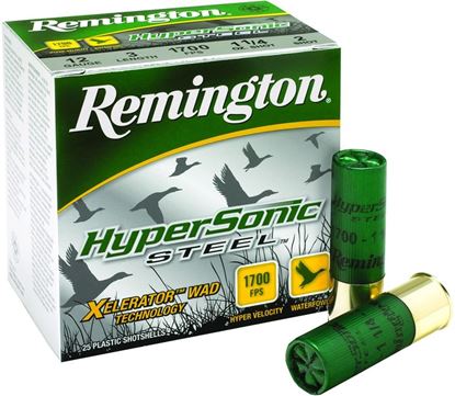 Picture of Remington HSS10C HyperSonic Steel Shotshell 10 GA, 3-1/2 in, No. BBB, 1-1/2oz, 1500 fps, 25 Rnd per Box