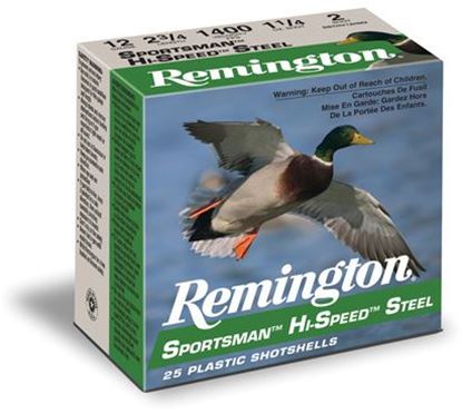 Picture of Remington SST207 Sportsman Shotshell 20 GA, 2-3/4 in, No. 7, 3/4oz, 2-1/2 Dr, 1425 fps, 25 Rnd per Box