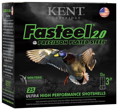 Picture of Kent K1235FS42-BB Fasteel 2.0 Precision Plated Steel 12 GA 3-1/2" 1 1/2oz BB Shot 1450FPS 25Bx