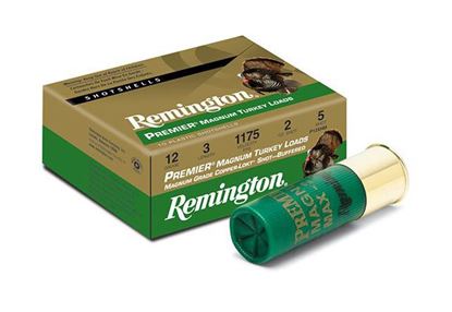 Picture of Remington P12XHM4A Premier Magnum Shotshell 12 GA, Copper-Plated, 3", No. 4, 2oz, 1175 fps, 5 Rnd, Boxed