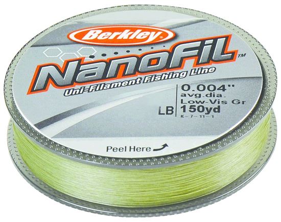 Picture of Berkley NF1506-22 Nanofil Uni-Filament Line 6lb 150yd Filler Spool Lo-Vis Green