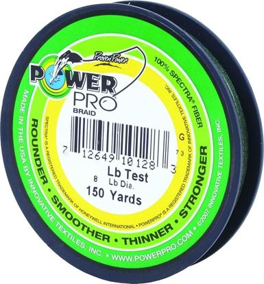 Picture of Power Pro 21100100150E Spectra Braided Fishing Line 10lb 150yd Green (195685)
