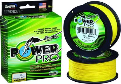 Picture of Power Pro 21100650300Y Spectra Braided Fishing Line 65lb 300yd Hi-Vis Yellow