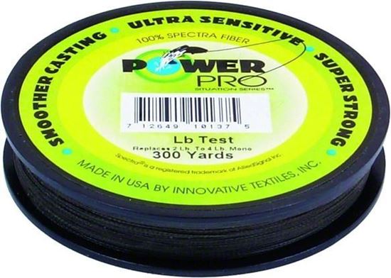 Picture of Power Pro 21100080300E Spectra Braided Fishing Line 8lb 300yd Green
