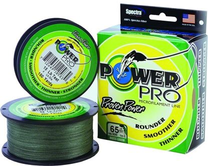 Picture of Power Pro 21100103000E Spectra Braided Fishing Line 10lb 3000yd Green