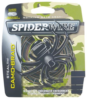 Picture of Spiderwire SCS6C-125 Stealth Braided Line 6/1lb/Dia 125yd Filler Spool Camo