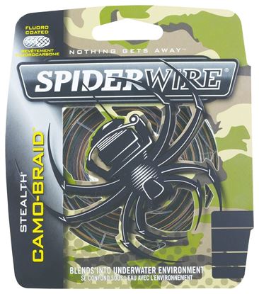 Picture of Spiderwire SCS50C-125 Stealth Braided Line 50/10lb/Dia 125yd Filler Spool Camo