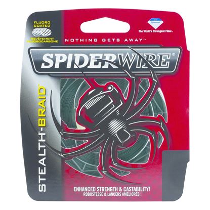 Picture of Spiderwire SCS50G-200 Stealth Braided Line 50lb 200yd Filler Spool Moss Green