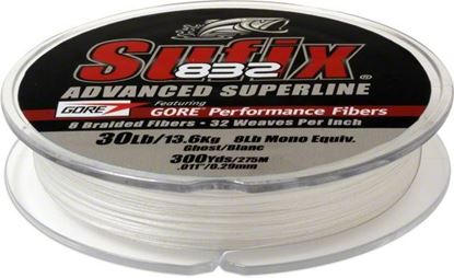 Picture of Sufix 660-050GH 832 Advanced Superline Braid 50lb 150yd Ghost Boxed