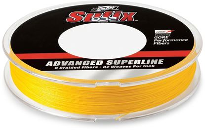 Picture of Sufix 660-015Y 832 Advanced Superline Braid 15lb 150yd Hi-Vis Yellow Boxed