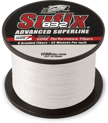 Picture of Sufix 660-310GH 832 Advanced Superline Braid 10lb 1200yd Ghost Boxed