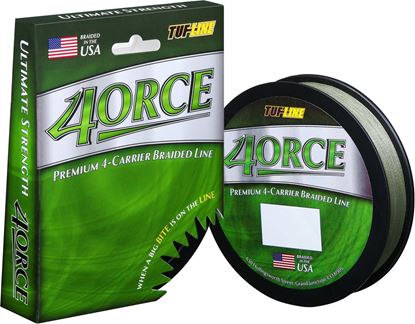 Picture of Tuf-Line FE30125GN 4ORCE Braided Line 4-Carrier 30lb 125yd Green