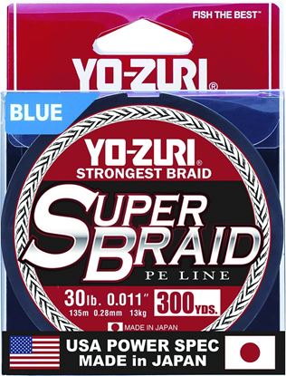 Picture of Yo-Zuri YZ SB 30LB BL 300YD SuperBraid Line 30lb 300yd Blue Boxed