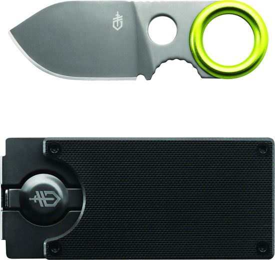Picture of Gerber 31-002521 GDC Money Clip, w/1.75" Blade Knife, Holds 5 Credit Cards, Blister