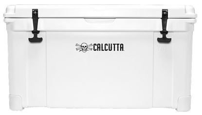 Picture of Calcutta CCG2-75 Renegade Cooler 75 Liter White w/Removeable Tray, Divider & LED Drain Plug, EZ-Lift Rope Handles, 34.1"Lx17.4"Wx19.1"H