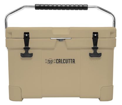 Picture of Calcutta CCTG2-20 Renegade Cooler 20 Liter Tan w/LED Drain Plug, SS Carry Handle, 20.9"L x 12.4"W x 13.8"H