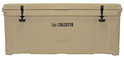 Picture of Calcutta CCTG2-125 Renegade Cooler 125 Liter Tan w/Removeable Tray, Divider & LED Drain Plug, EZ-Lift Rope Handles, 45.1"Lx 19.2"Wx19.7"H