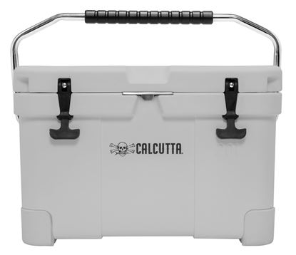 Picture of Calcutta CCGYG2-20 Renegade Cooler 20 Liter Gray w/LED Drain Plug, SS Carry Handle, 20.9"L x 12.4"W x 13.8"H