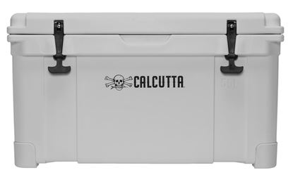 Picture of Calcutta CCGYG2-55 Renegade Cooler 55 Liter Gray w/Removeable Tray & LED Drain Plug, EZ-Lift Rope Handles, 29.9"Lx17.4"Wx17.1"H