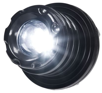 Picture of Calcutta CRDP-W Lighted Drain Plug. Replacement lighted plug for Renegade Coolers-White
