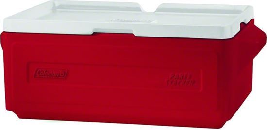 Picture of Coleman 3000005591 Chest Cooler Party Stacker 25Qt Red