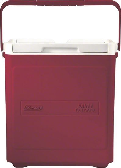 Picture of Coleman 3000005346 20 Can Party Stacker - (18 Qt.), Red