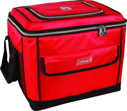 Picture of Coleman 2000013739 Soft Cooler 40Can Collapsible Red